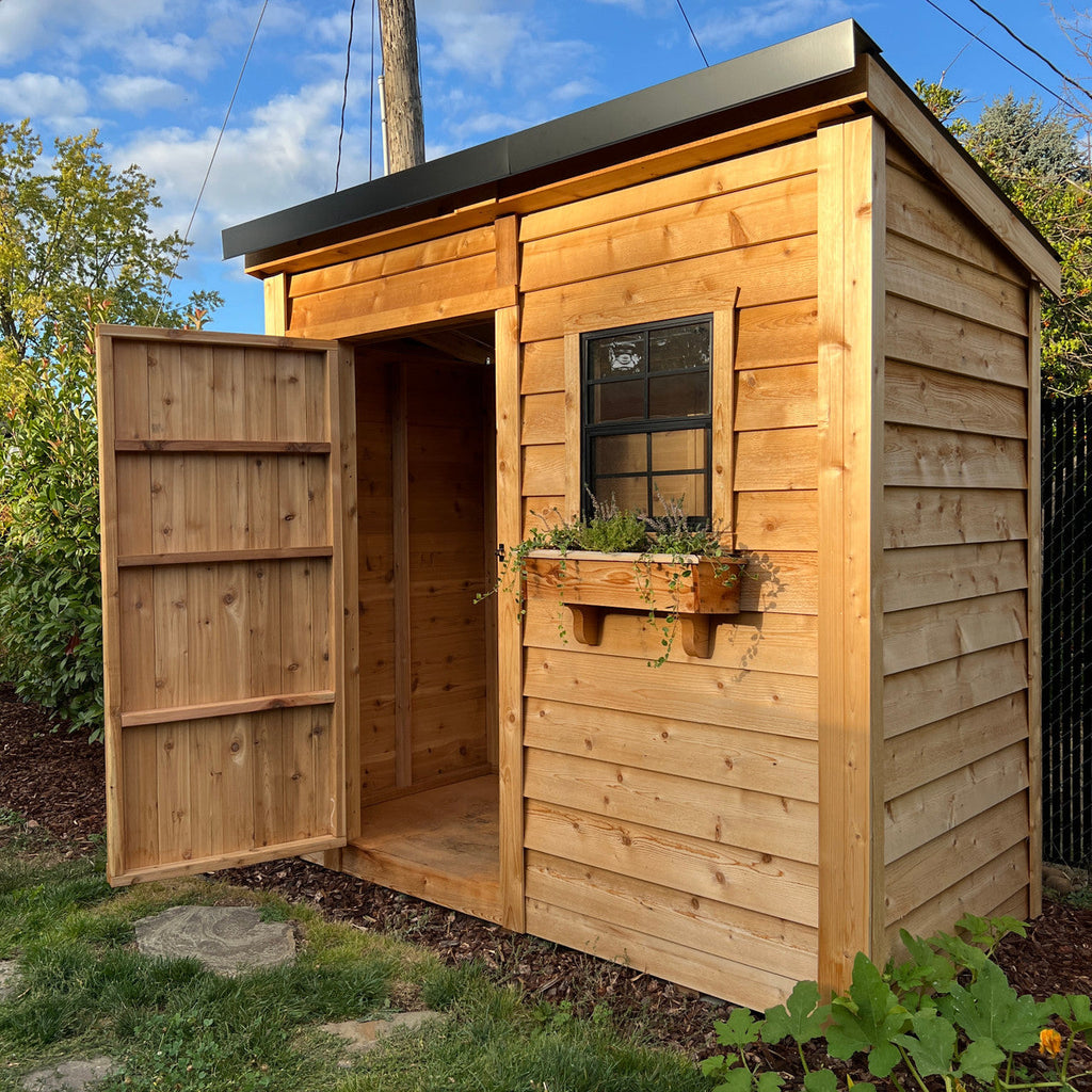 8′ x 4′ GardenSaver Storage Shed – Single Door