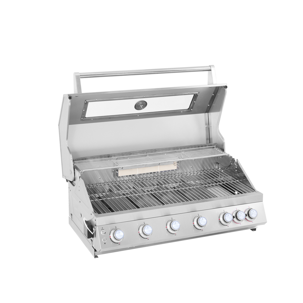 Boss Grill 6 Burner Built-In Gas BBQ - Stainless Steel