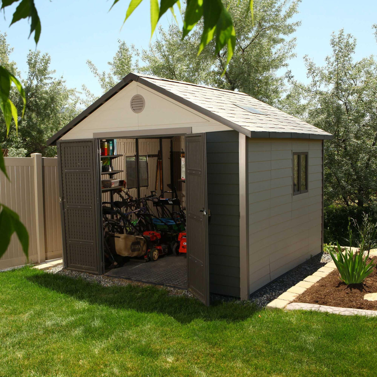 Lifetime 11 Ft. X 11 Ft. Outdoor Storage Shed – 6433