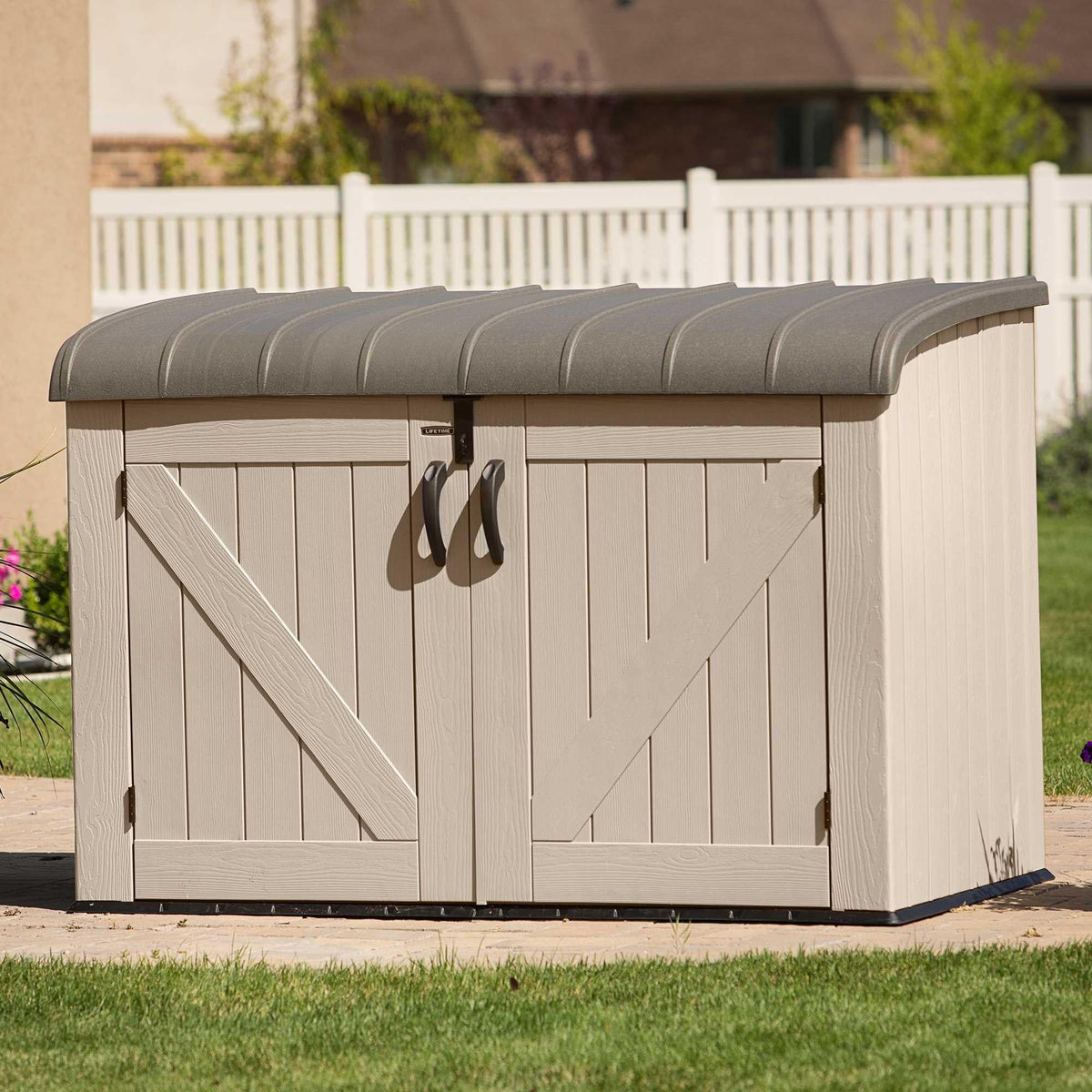 Lifetime Horizontal Storage Shed (75 Cubic Feet)