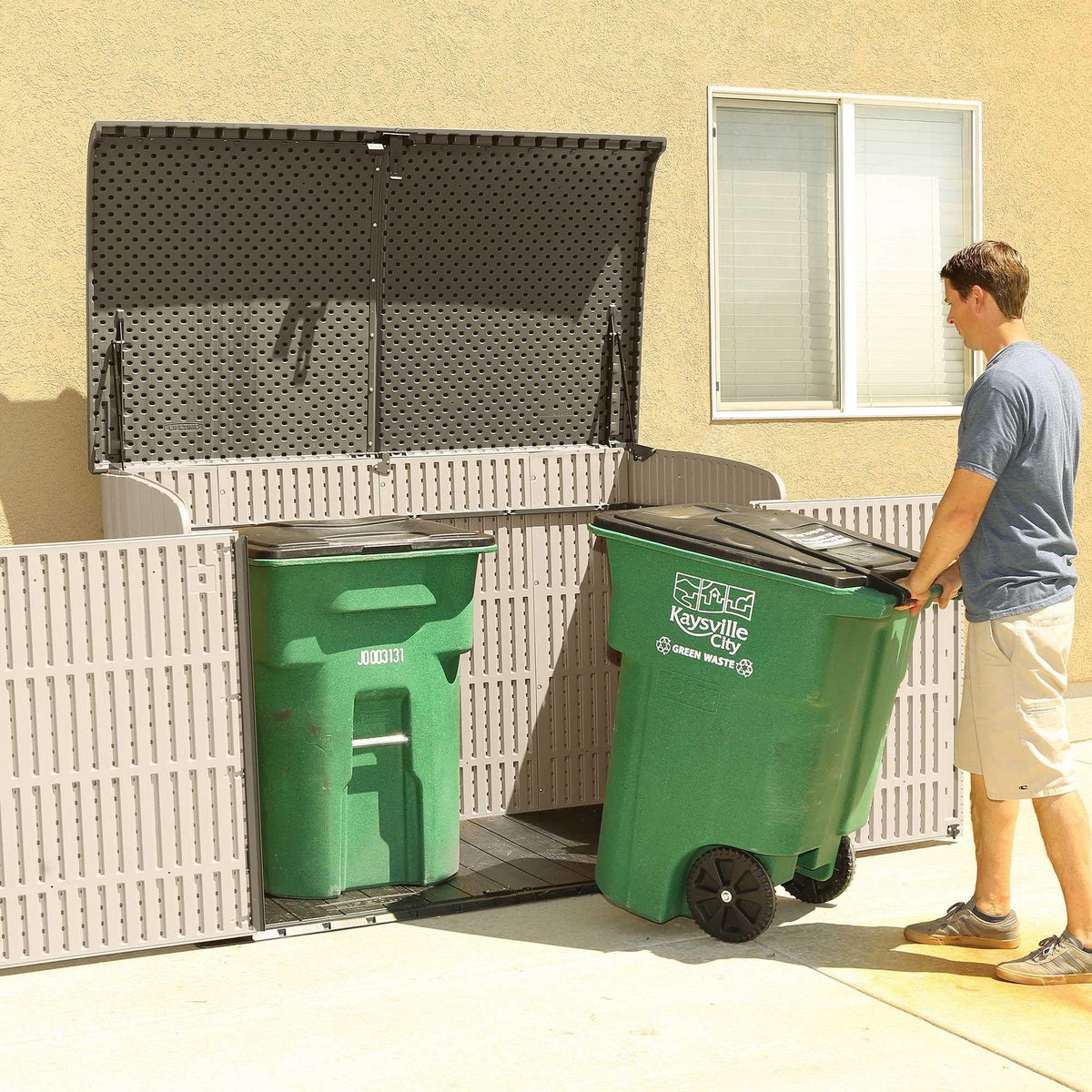 Lifetime Horizontal Storage Shed (75 Cubic Feet)