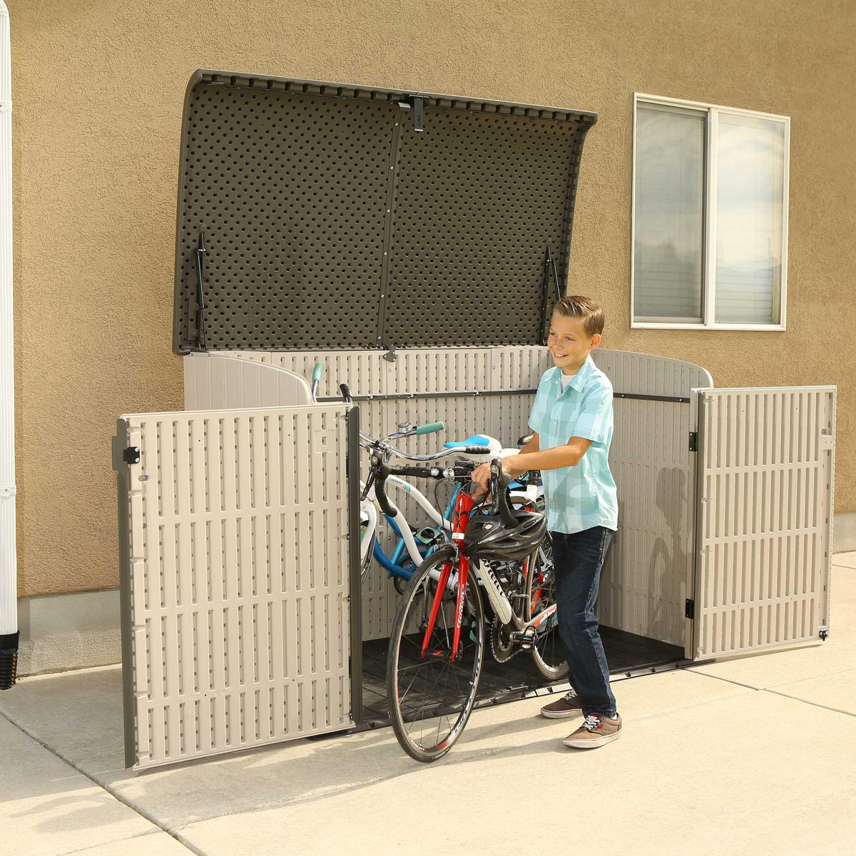 Lifetime Horizontal Storage Shed (75 Cubic Feet)