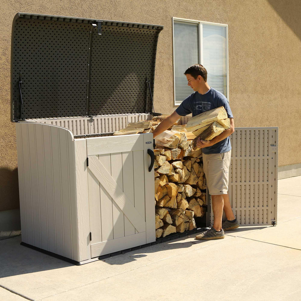 Lifetime Horizontal Storage Shed (75 Cubic Feet)