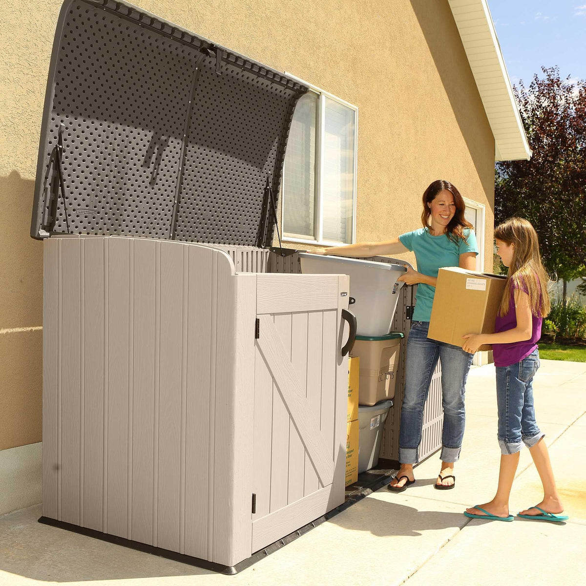 Lifetime Horizontal Storage Shed (75 Cubic Feet)