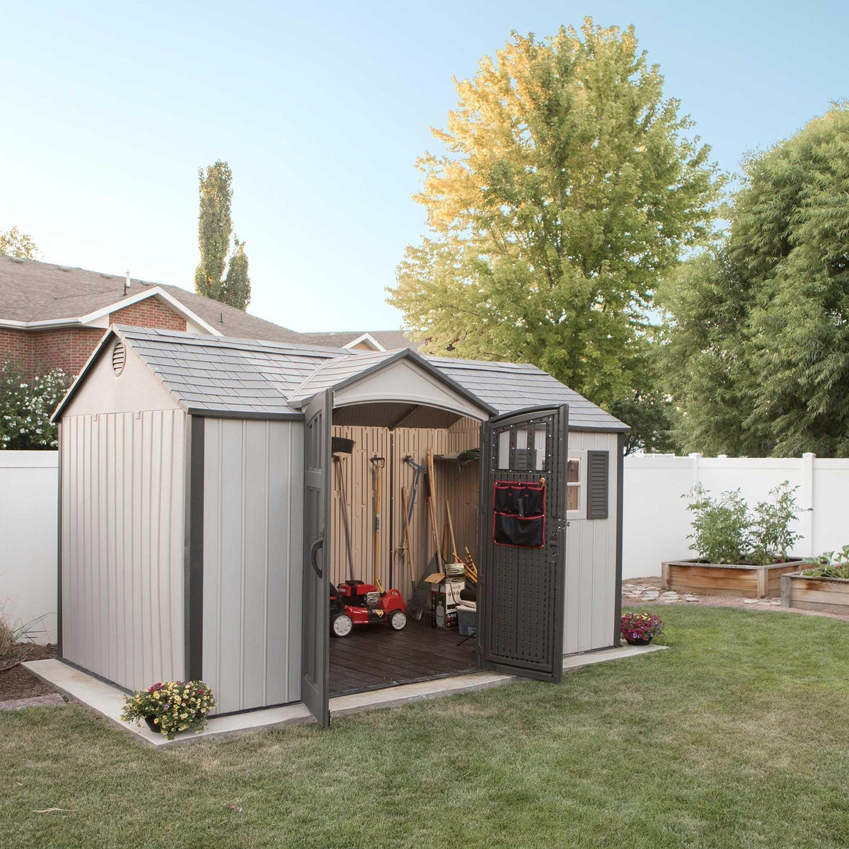 Lifetime 12.5 Ft. X 8 Ft. Outdoor Storage Shed - 60223