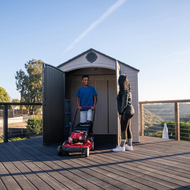 Lifetime 8 ft x 5 ft Outdoor Storage Shed – 60392