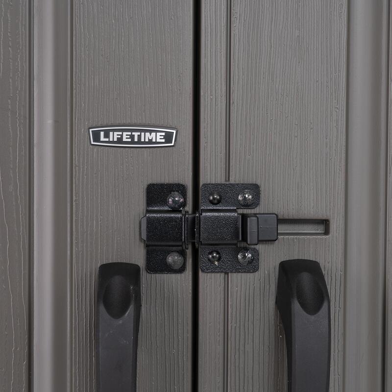 Lifetime 8 ft x 5 ft Outdoor Storage Shed – 60392