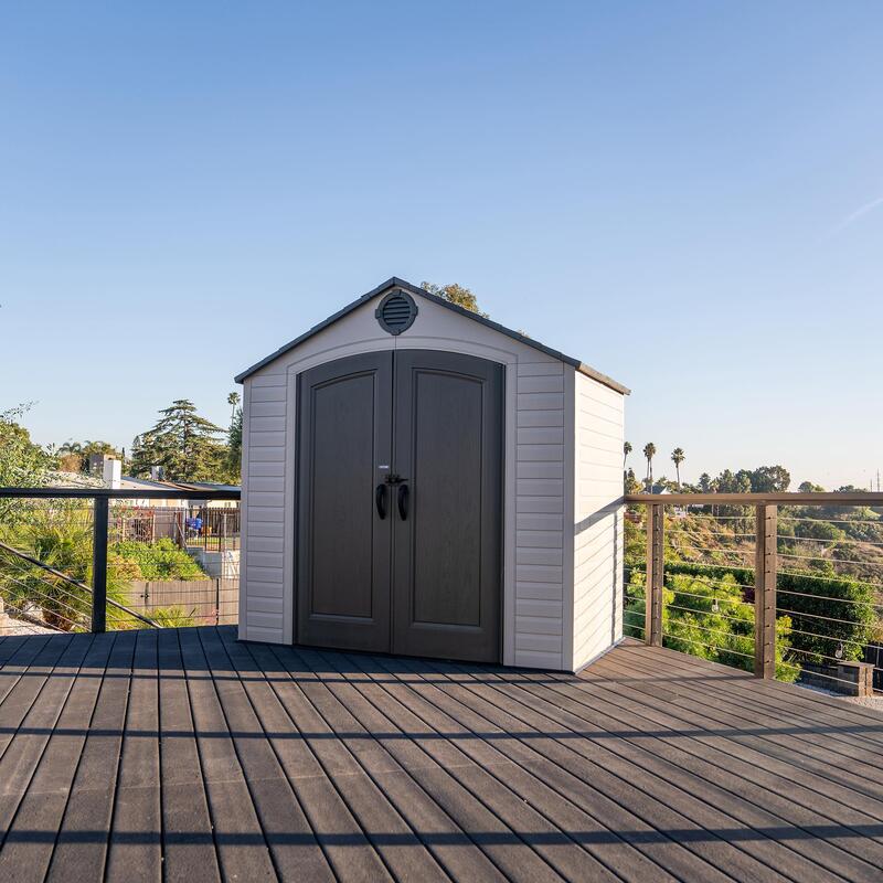 Lifetime 8 ft x 5 ft Outdoor Storage Shed – 60392