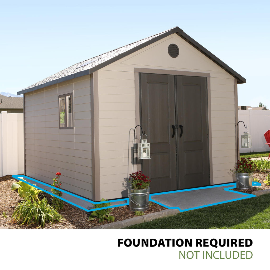 Lifetime 11 Ft. X 13.5 Ft. Outdoor Storage Shed – 6415