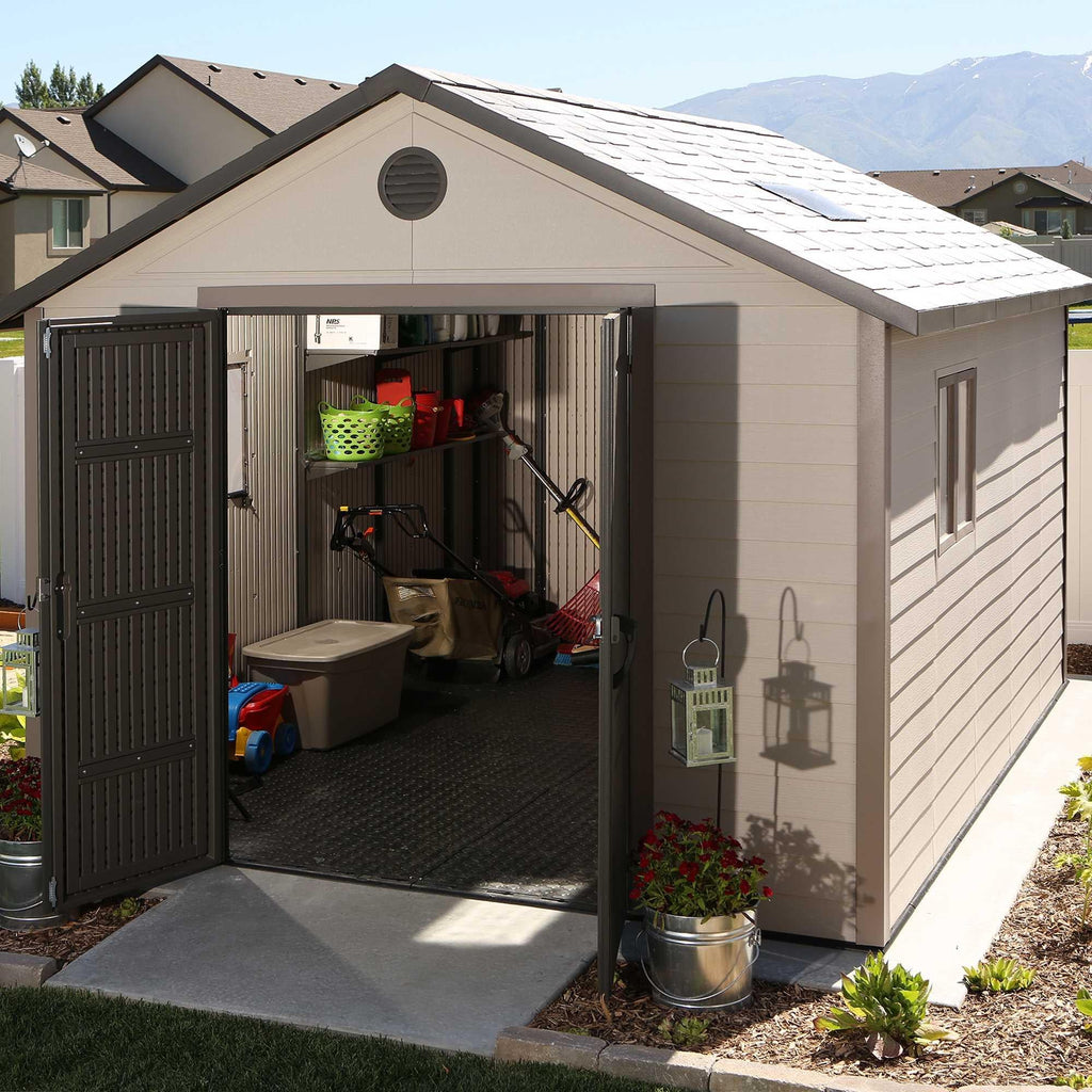 Lifetime 11 Ft. X 13.5 Ft. Outdoor Storage Shed – 6415