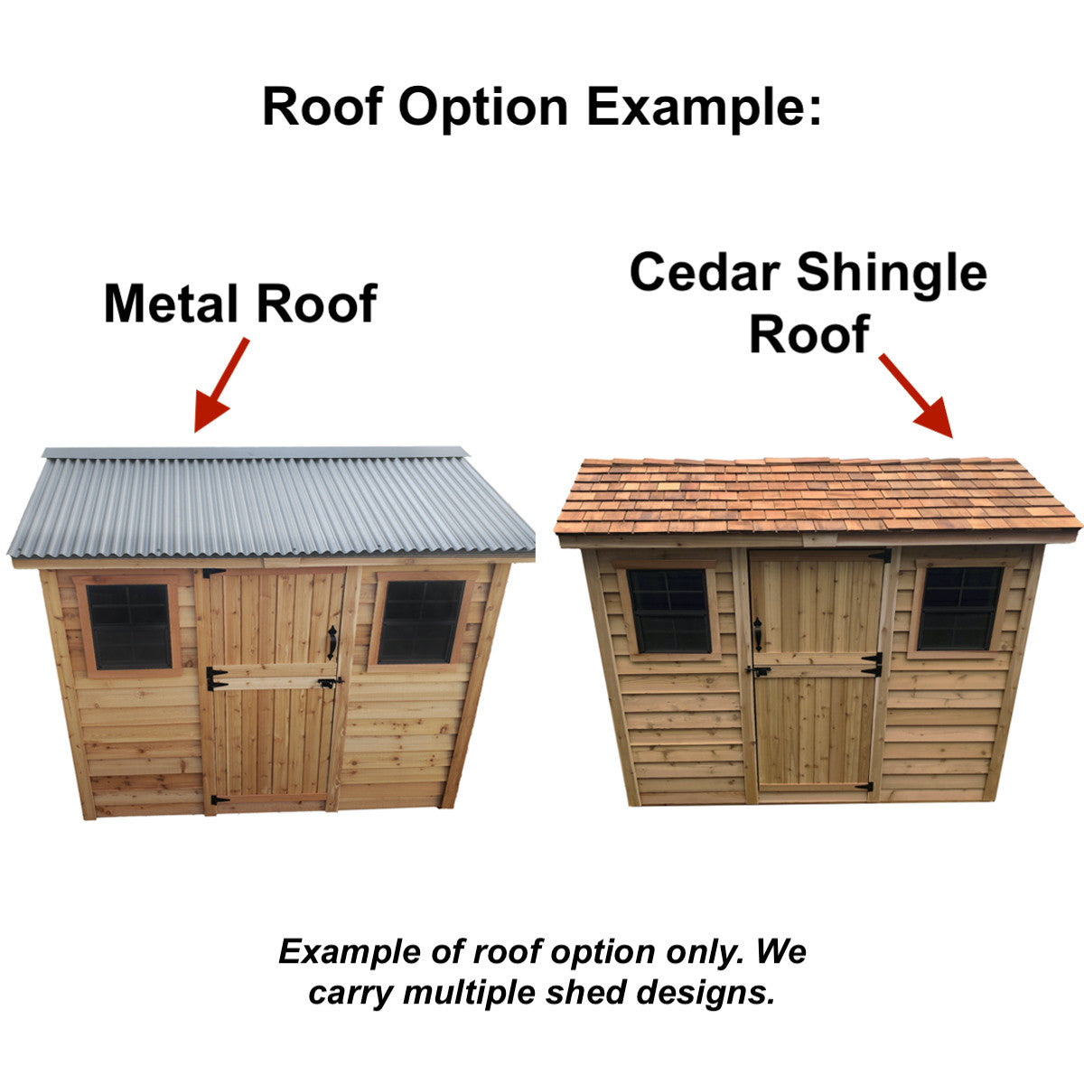 6' x 6' Maximizer Cedar Storage Shed