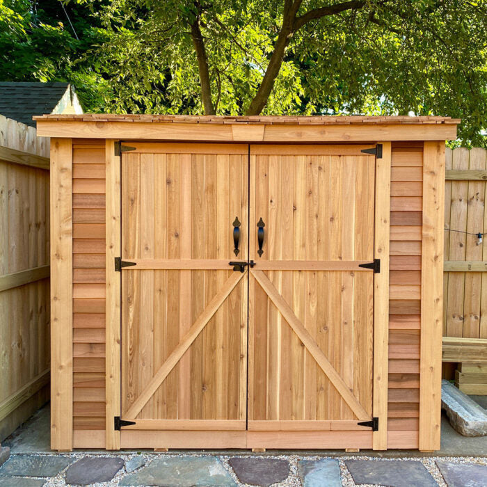 8' x 4' SpaceSaver Storage Shed – Double Doors