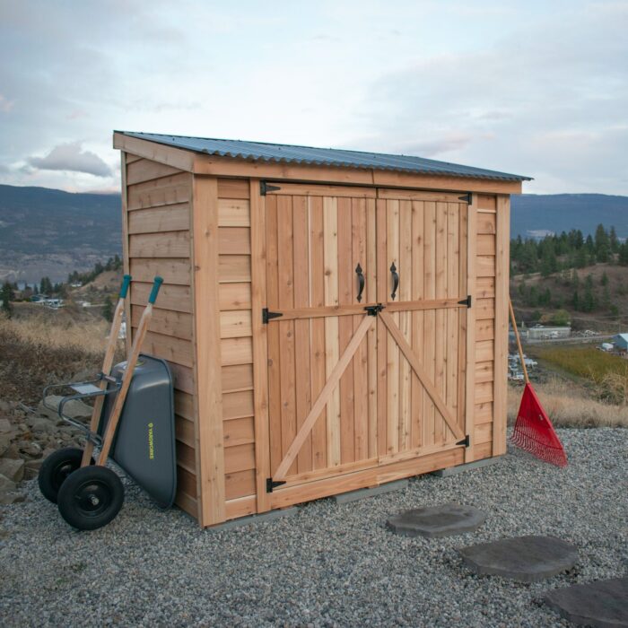 8' x 4' SpaceSaver Storage Shed – Double Doors