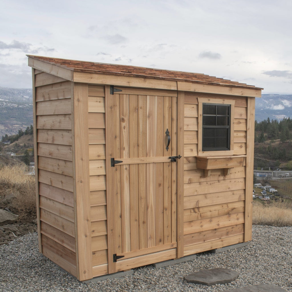 8' x 4' SpaceSaver Storage Shed – Single Door