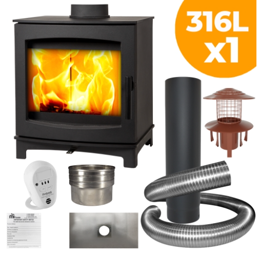 Portway Arundel XL Wood Burning Stove
