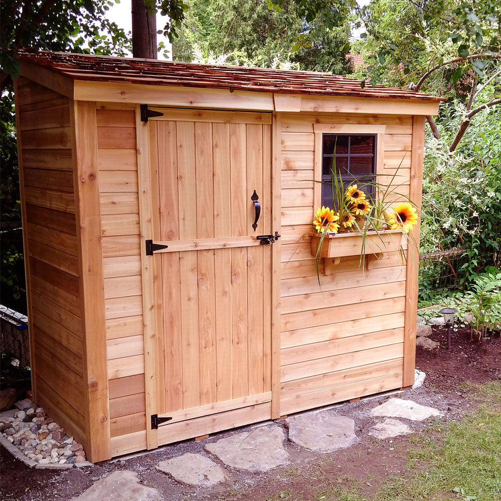 8' x 4' SpaceSaver Storage Shed – Single Door
