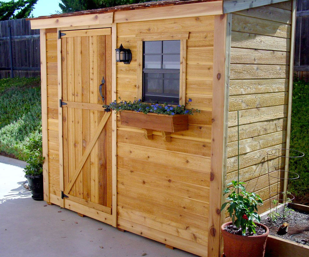 8' x 4' SpaceSaver Storage Shed – Single Door