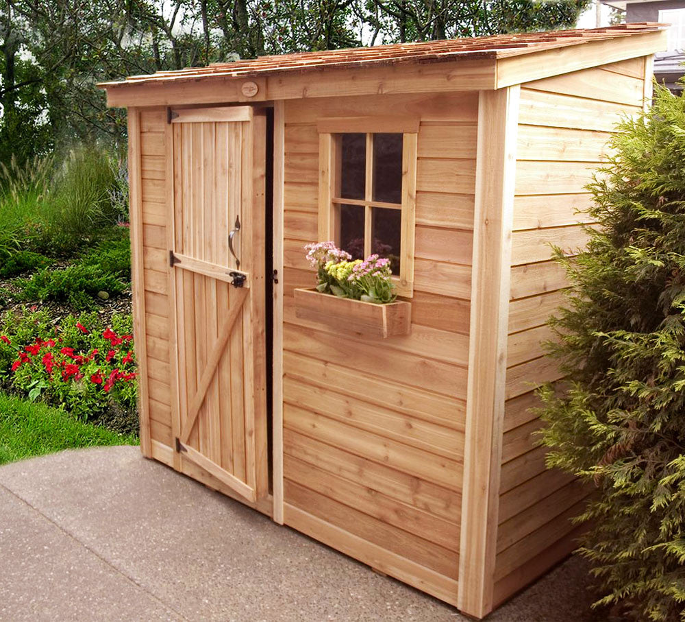 8' x 4' SpaceSaver Storage Shed – Single Door