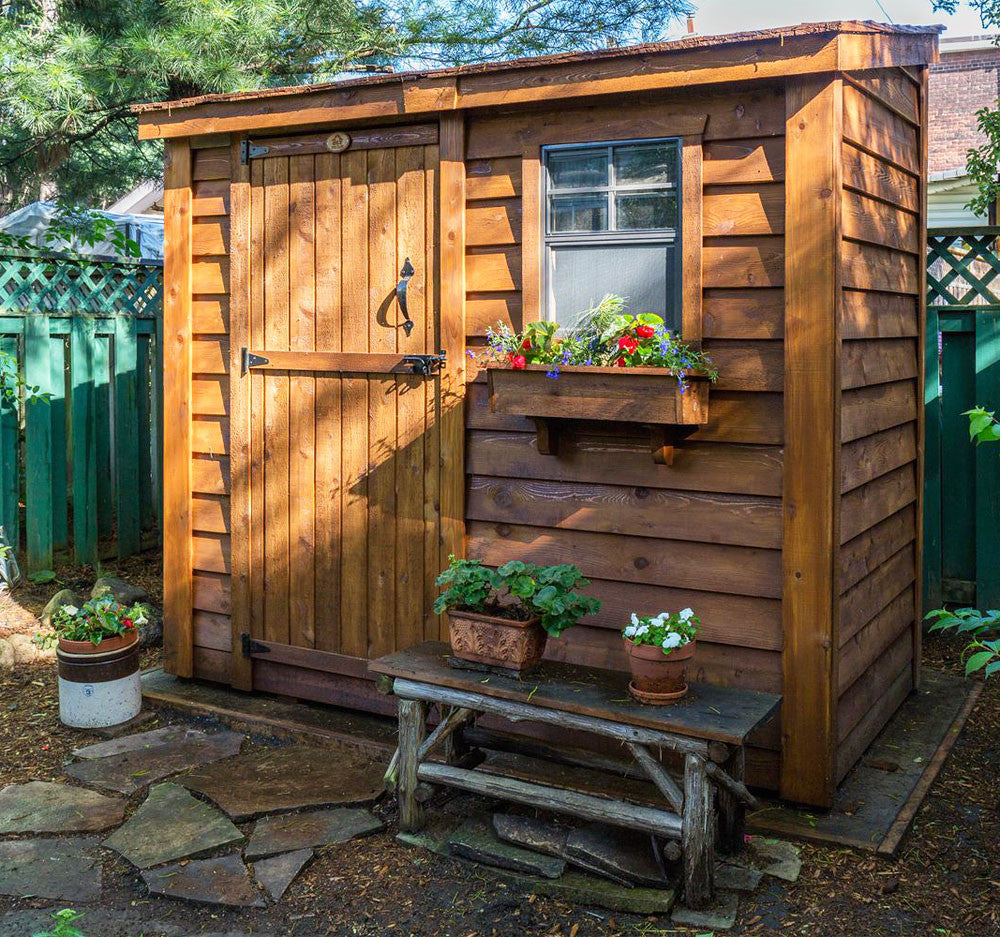 8' x 4' SpaceSaver Storage Shed – Single Door