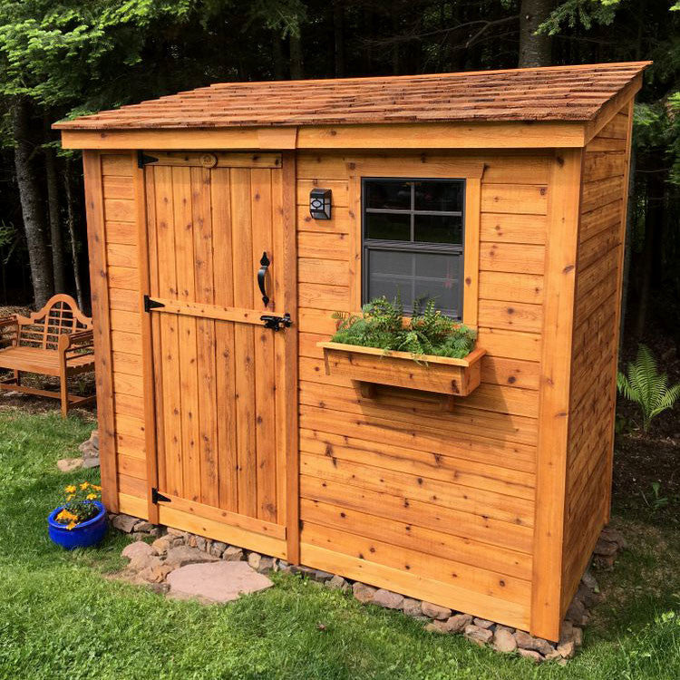 8' x 4' SpaceSaver Storage Shed – Single Door