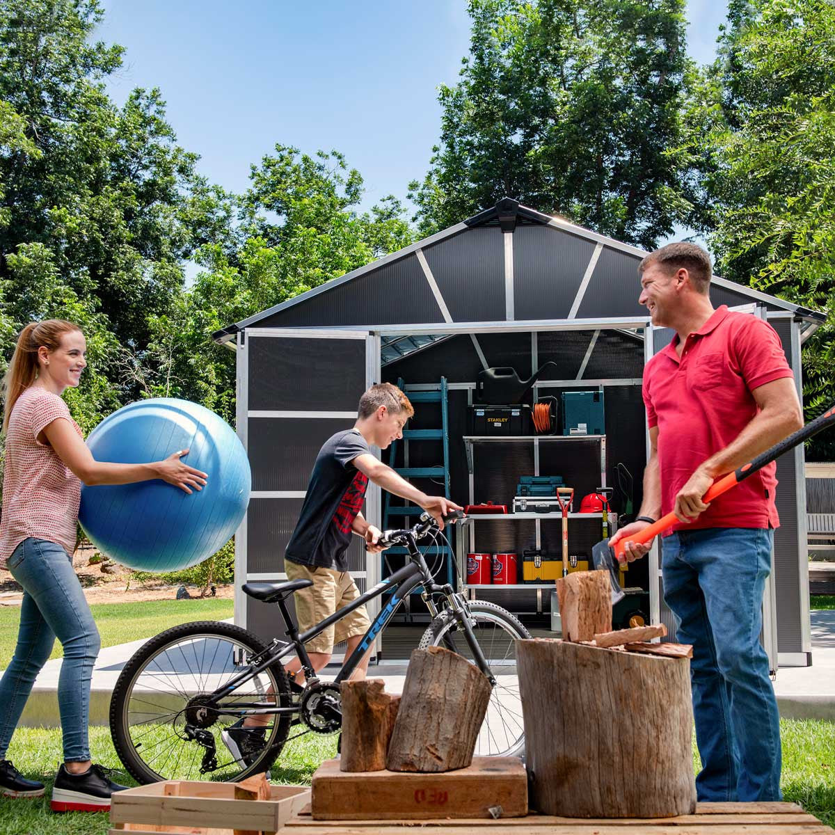 Heavy Duty Yukon Sunlit Garden & Utility Shed