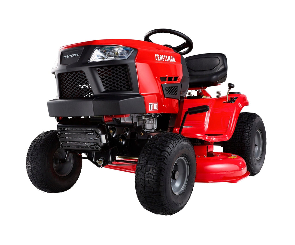 Craftsman T110 | 42″ Riding Mower | 17.5 HP Briggs & Stratton Engine | 7-Speed Transmission | 13AN77XS093