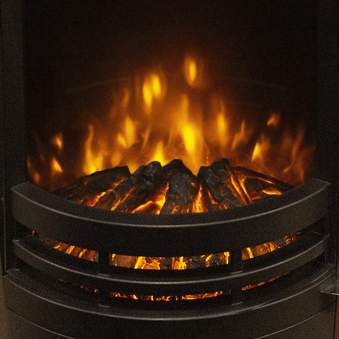 Caldo Moda Freestanding Electric Stove with Log Store