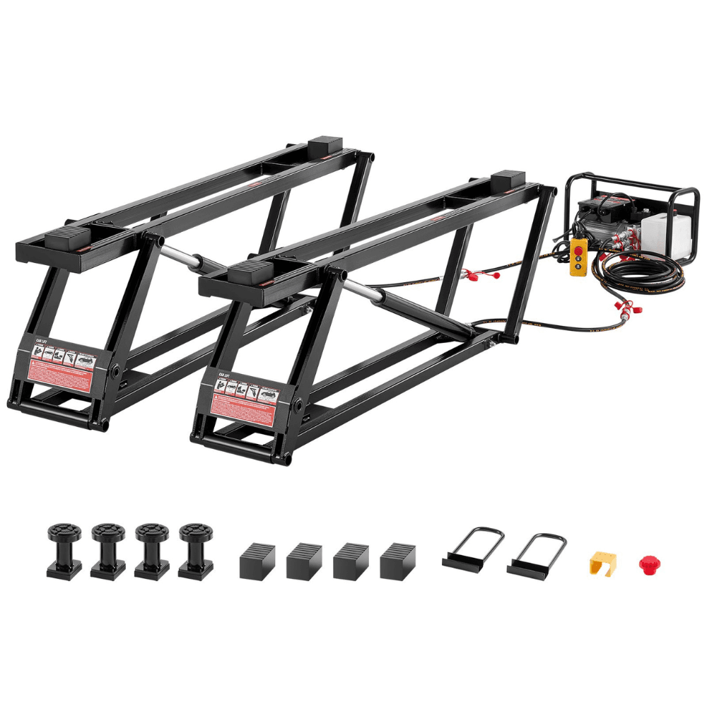 7000 lbs Car Lift Adjustable Car Lifts with Remote Control for Home