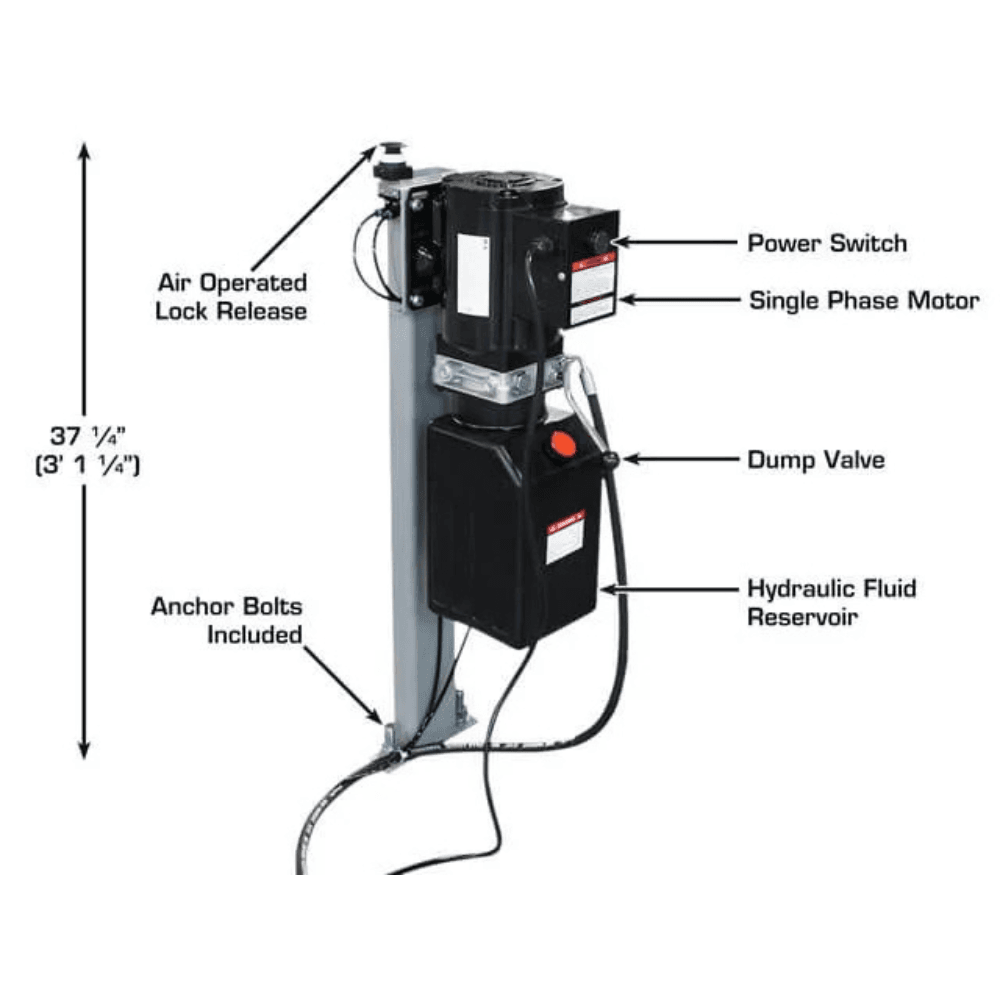 BendPak LR-60 Low-Rise Lift – 6,000 lb. Capacity