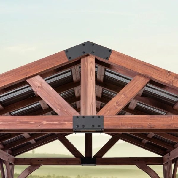 Arlington 12′ X 12′ Solid Wood Patio Gazebo