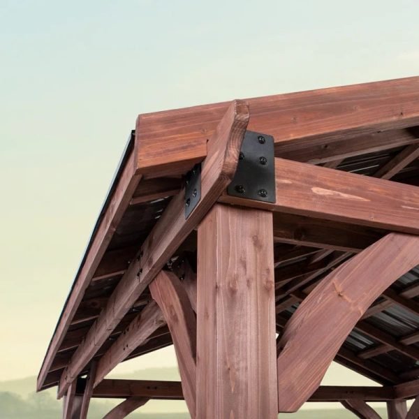 Arlington 12′ X 12′ Solid Wood Patio Gazebo