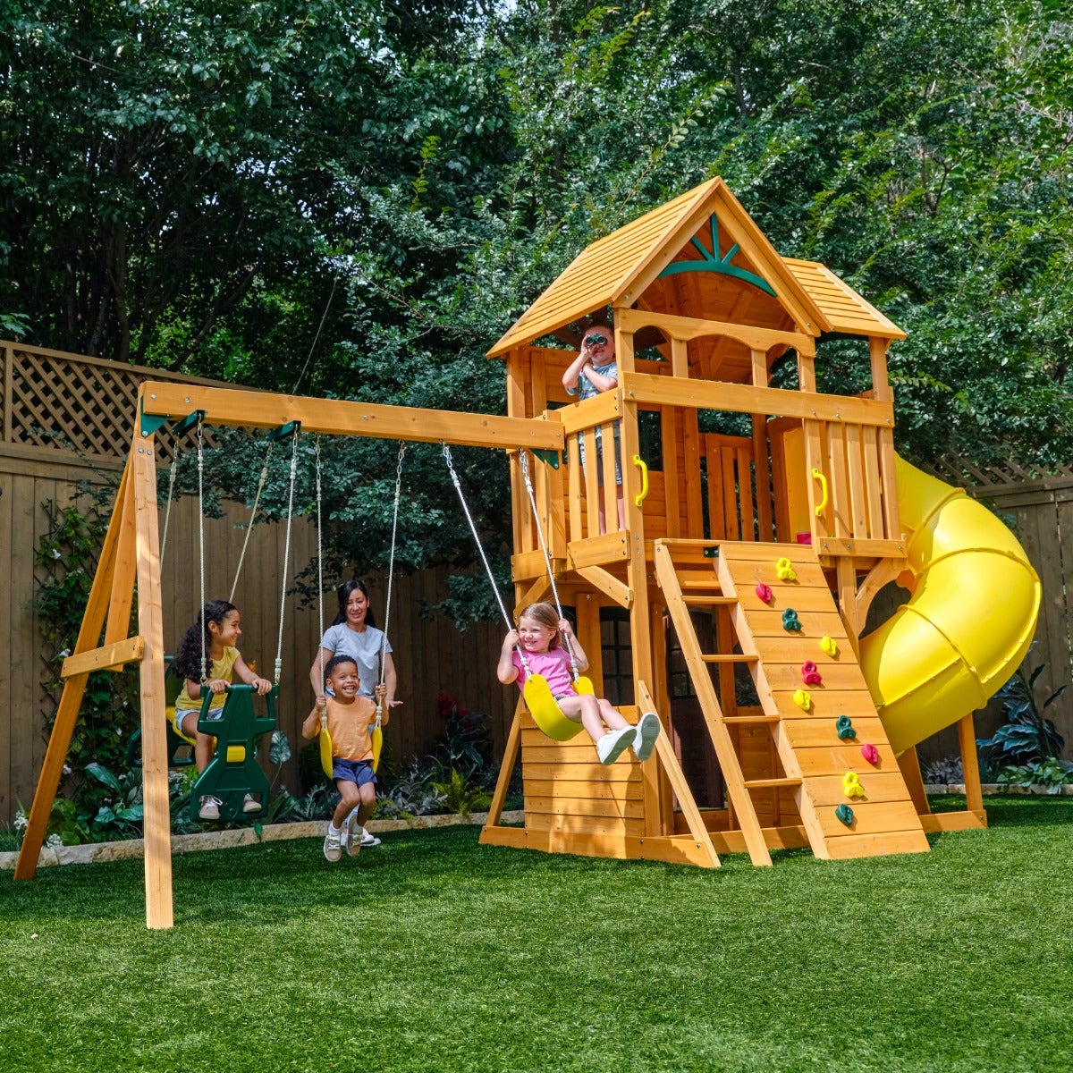 Boulder Station Swing Set – Installation Available
