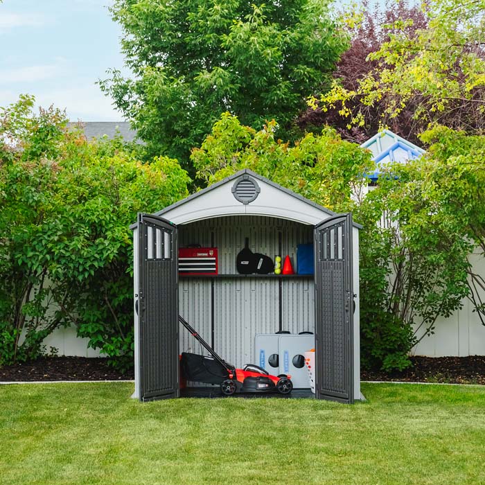 Lifetime 8 Ft. x 5 Ft. Classic Outdoor Storage Shed – 60468