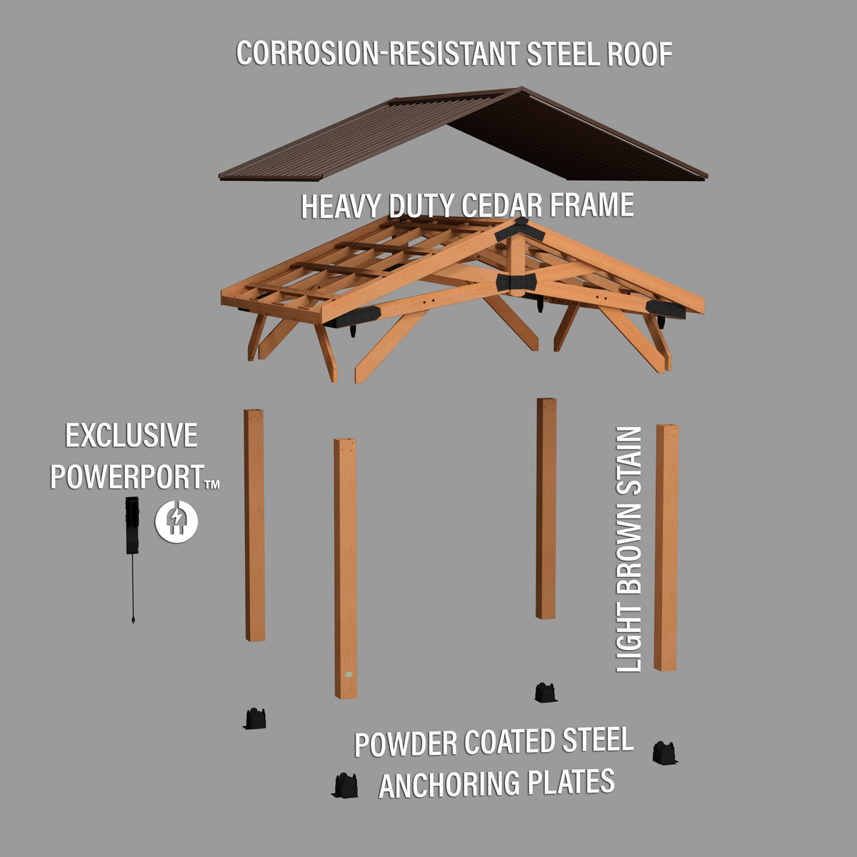 12×10 Norwood Gazebo