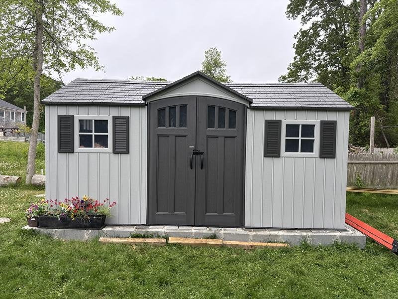 Lifetime 15 x 8 ft. Dual Entry Shed – 60407