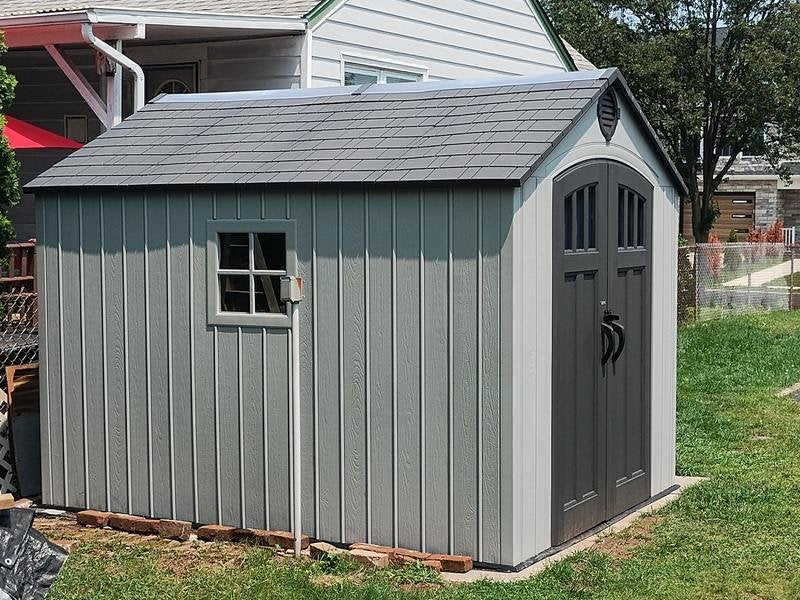 Lifetime 8 x 10 ft. Outdoor Storage Shed – 60202