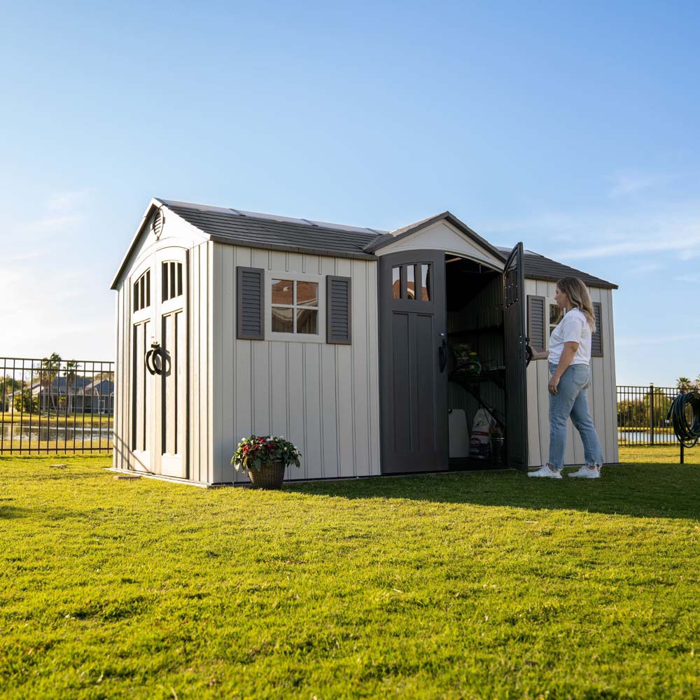 Lifetime Dual Entry 15’ x 8’ Shed – 60410