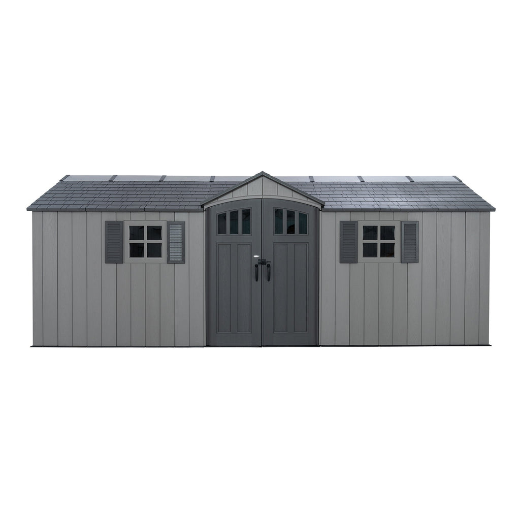 Lifetime 20 ft x 8 ft Outdoor Storage Shed – 60456