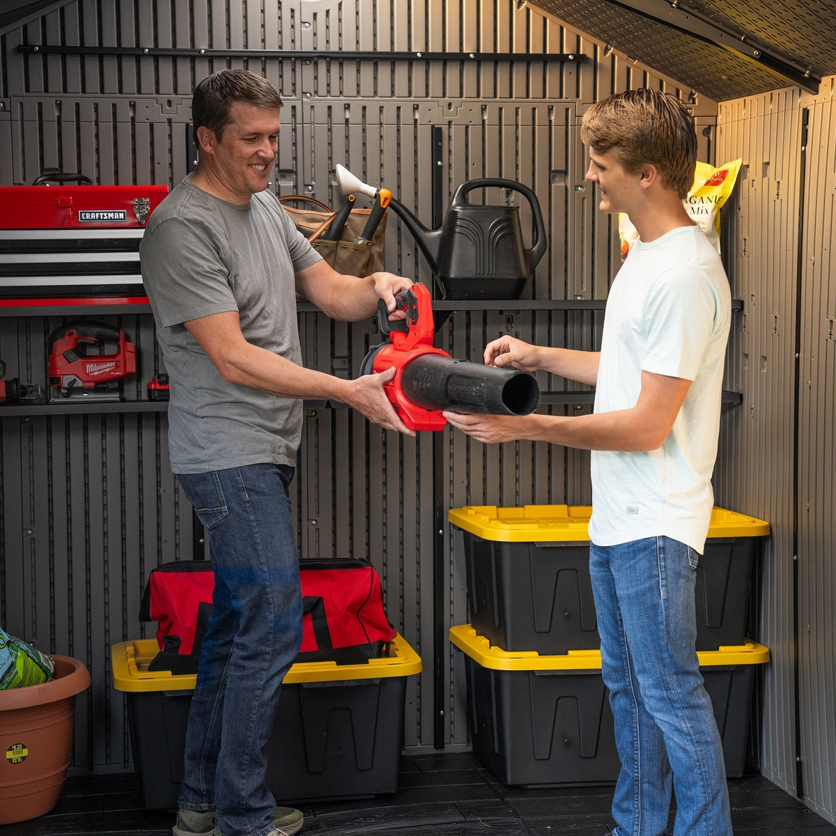 Lifetime 20 ft x 8 ft Outdoor Storage Shed – 60456