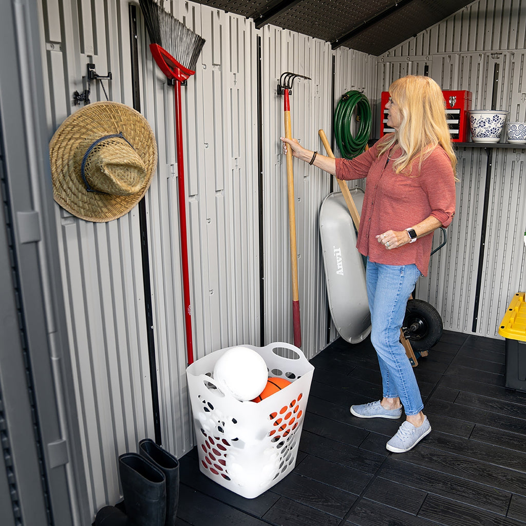 Lifetime 8 Ft. X 10 Ft. Outdoor Storage Shed – 60469