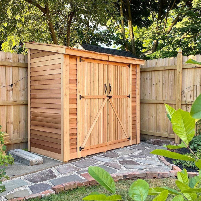 8' x 4' SpaceSaver Storage Shed – Double Doors