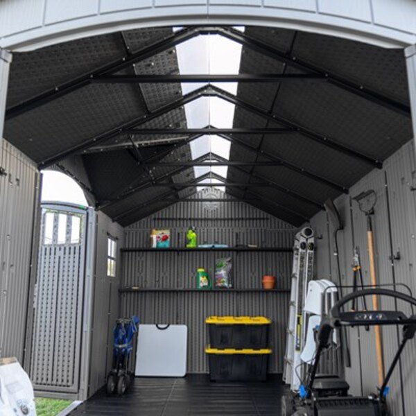 Lifetime 15 x 8 ft. Dual Entry Shed – 60455