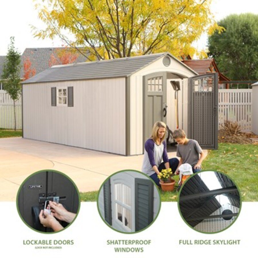 Lifetime 8 x 20 ft. Shed – 60120