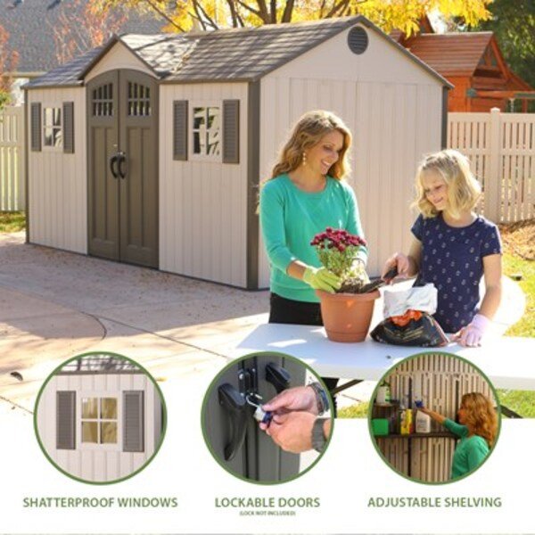 Lifetime 15 x 8 ft. Shed – 60138