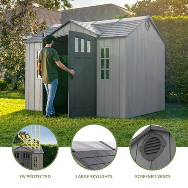 Lifetime 10 x 8 ft. Storage Shed – 60453
