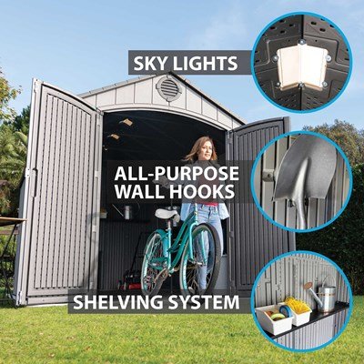 Lifetime 8×15 ft. Shed – 60353