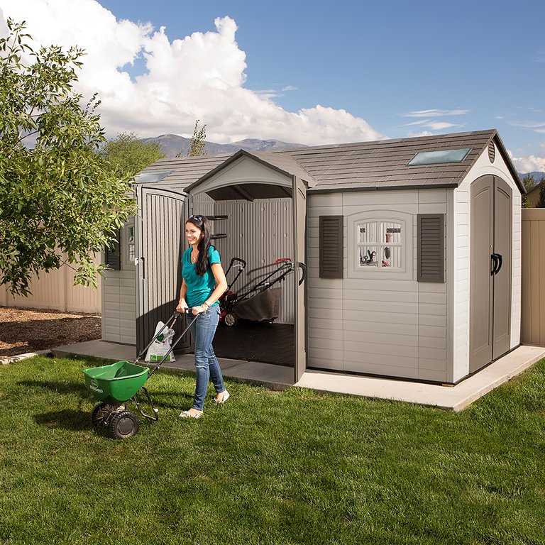 Lifetime 15 x 8 ft. Outdoor Shed – 60079