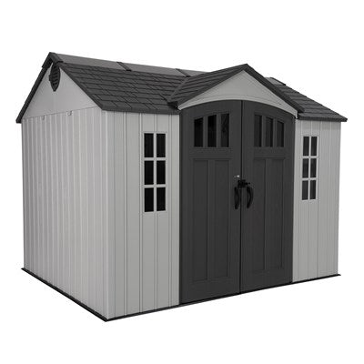Lifetime 10 Ft. X 8 Ft. Side Entry Outdoor Storage Shed – 60466