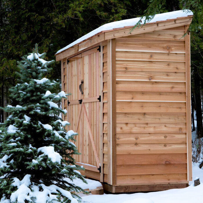 8' x 4' SpaceSaver Storage Shed – Double Doors