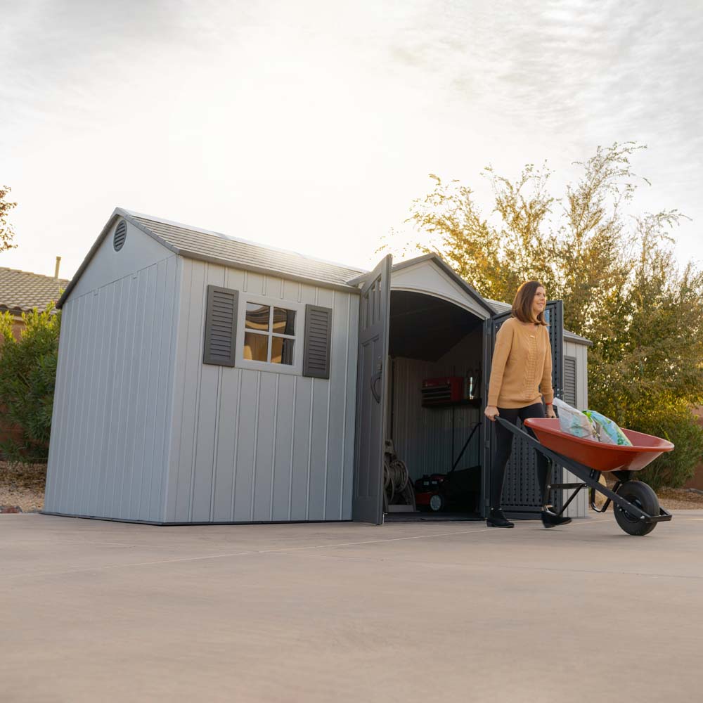 Lifetime 15 x 8 Outdoor Storage Shed – 60406